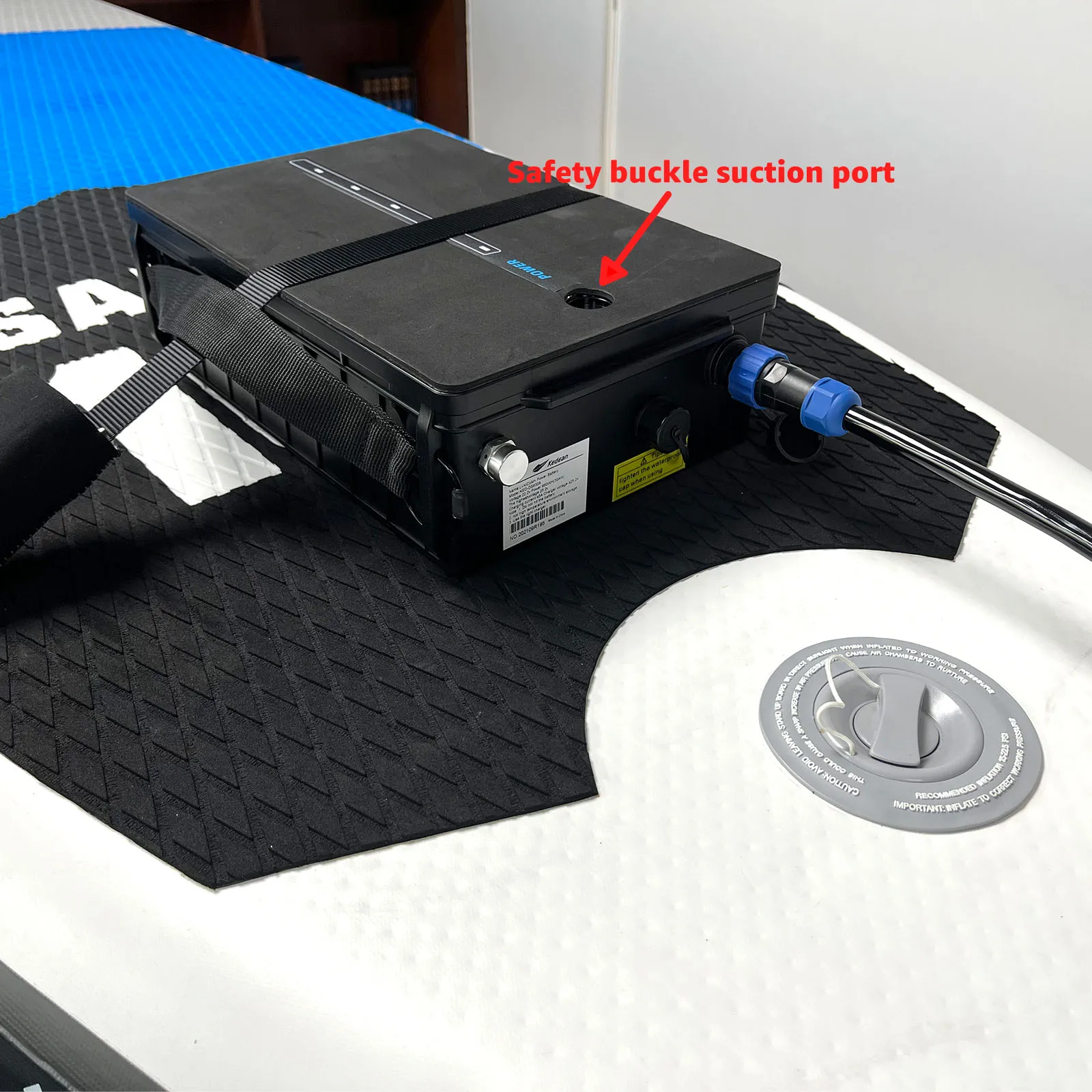 Xe Máy Điện Với Ốp Lưng Pin Điện Vây Đứng Lên Mái Chèo Tàu Đẩy Động Cơ E Vây SUP Lướt Thuyền Kayak Điện Vây