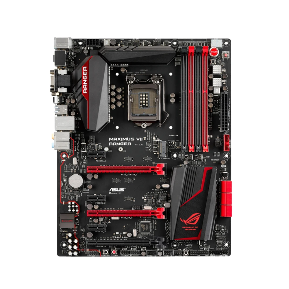 Intel Motherboard ASUS MAXIMUS VII RANGER With LGA 1150 Socket for 4th Gen Core i3 i5 i7 Processors mATX Supports 4 DDR3 RAM