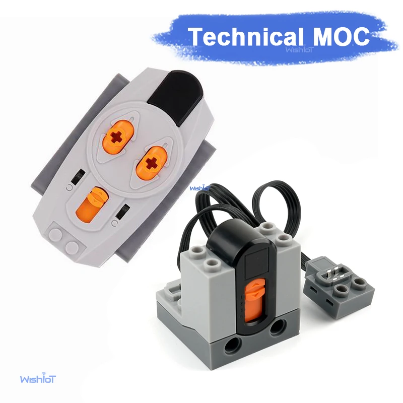 

MOC Technical Building Blocks IR Remote Controller & Receiver Set for RC Car Robot Toy DIY Assembly Upgrade Replacement Parts