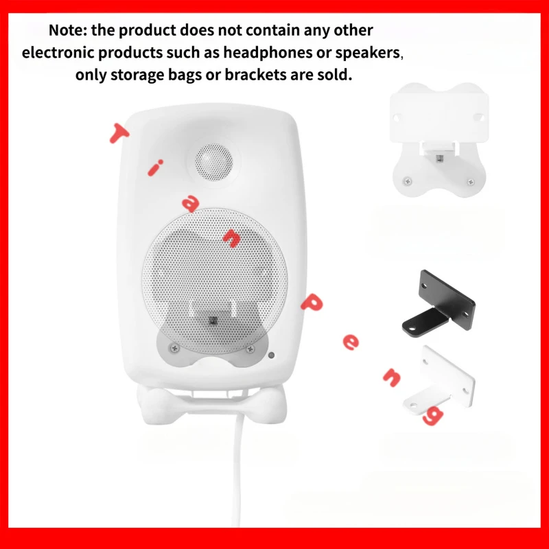 Soporte de pared WYORESY para altavoces activos Genelec G2 Home HIFI, soporte profesional para equipos de audio domésticos