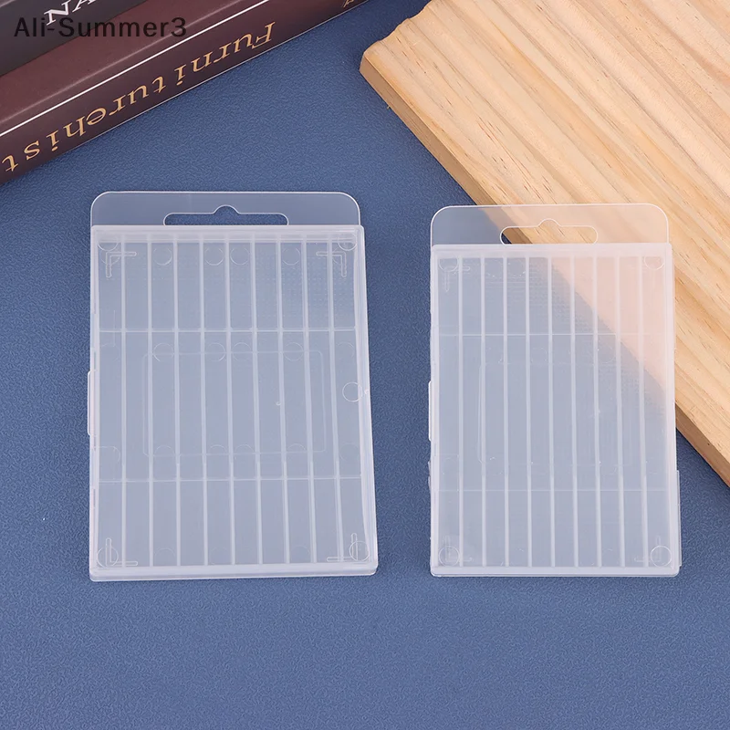 Boîte d'emballage transparente à 5/10 trous, perceuse hélicoïdale en plastique, boîte vide, boîte de rangement, boîte à outils, accessoires d'outils, foret pour le travail du bois