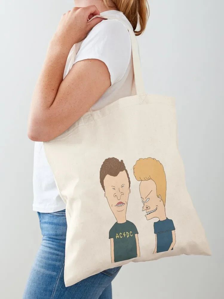 Beavis and Butthead Tote Bag canvas shopping bag Woman shopper bag Cloth bags tote university