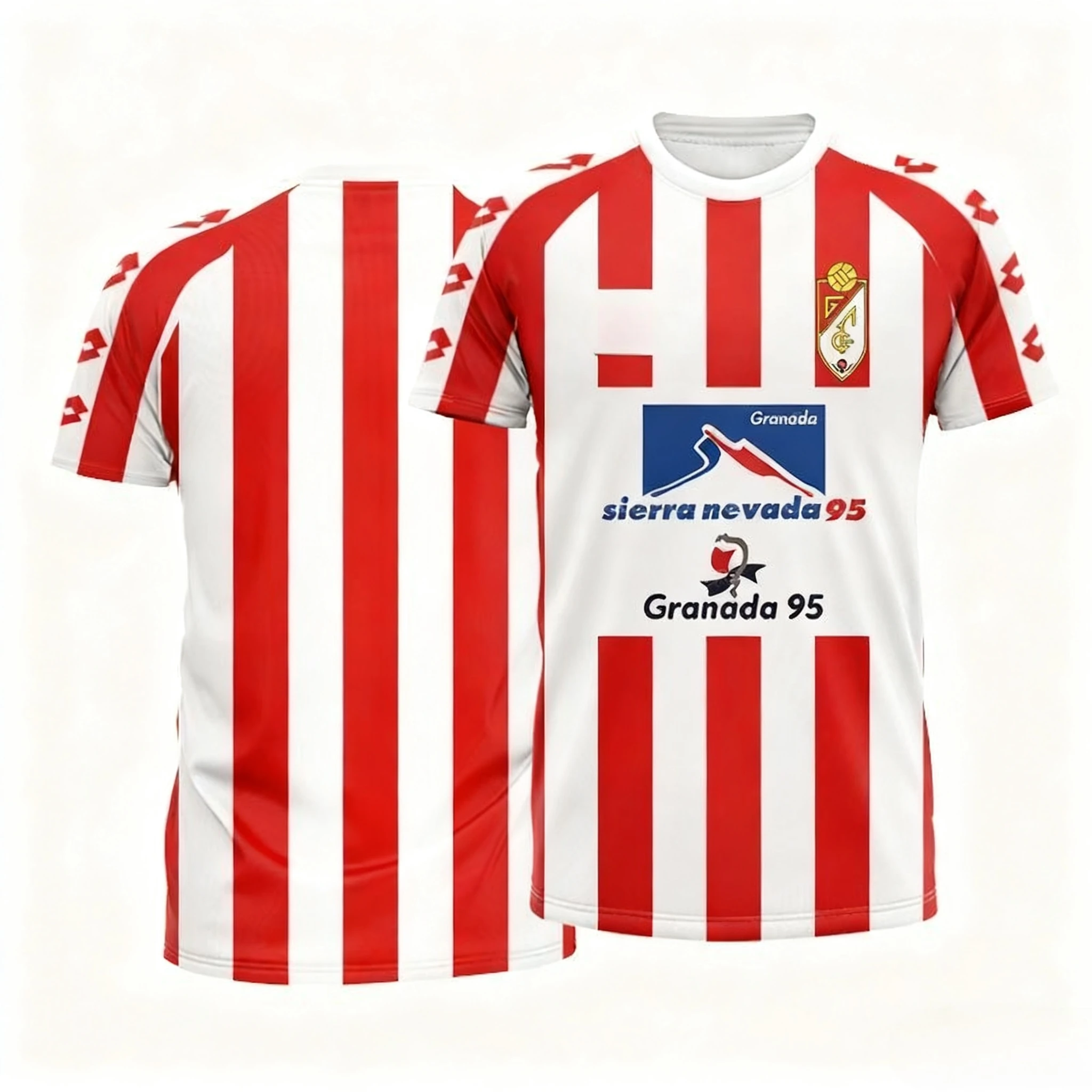 Camiseta de fútbol-Camiseta deportiva transpirable con rayas rojas y blancas, camiseta de fútbol con estampado 3d HD, traje para padres e hijos
