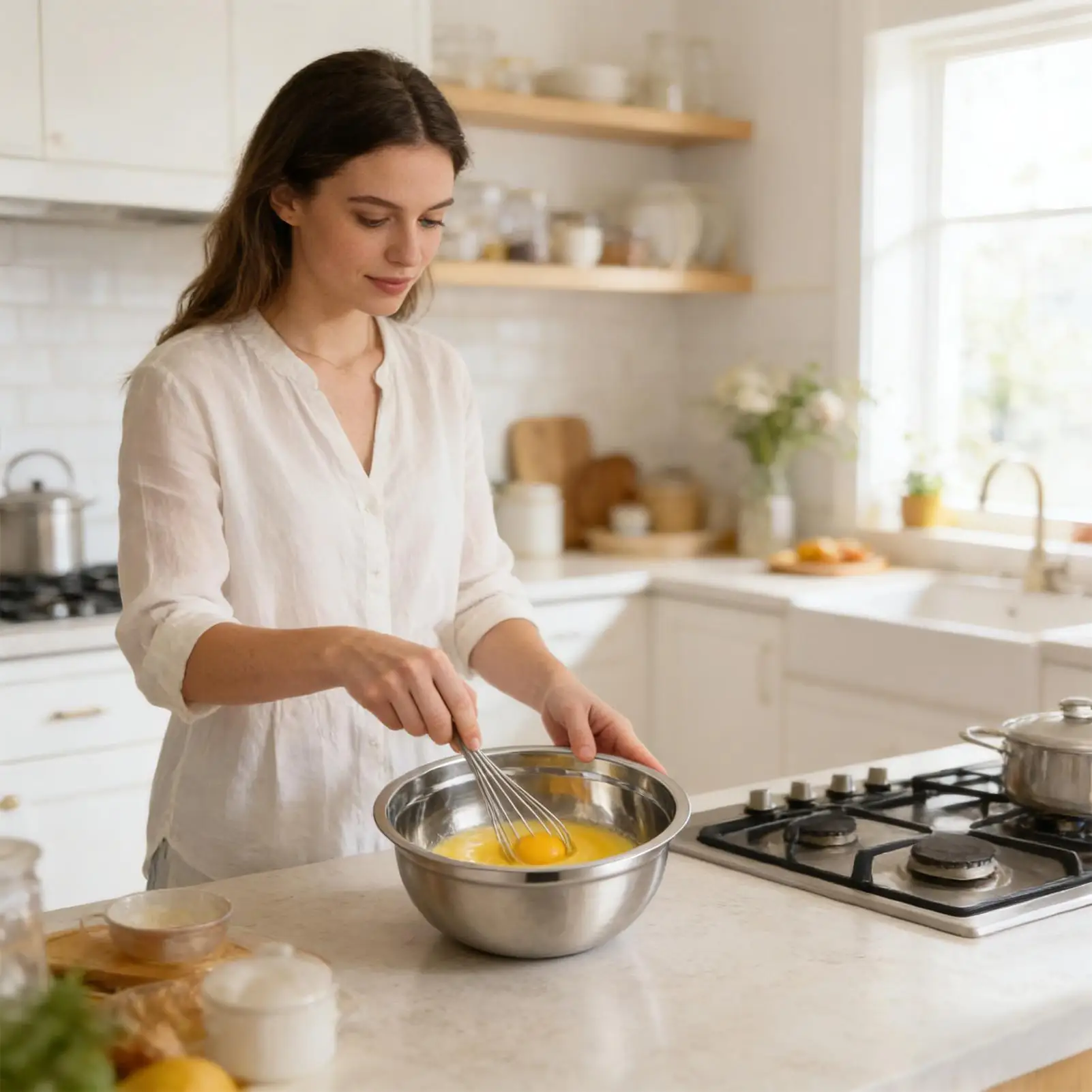 Steel Mixing Bowls Stainless Steel Non-Slip Dishwasher Safe Airtight Lids Salad Making Mixing Bowls For Sauce Snacks Eggs