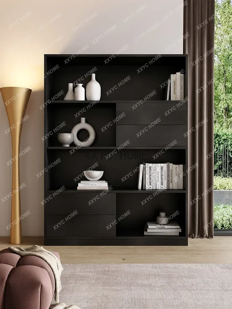 

WWHigh-End Entry Lux Дымчатый Черный Дуб Хранение Современный Простой Домашний Комбинированный Шкафчик Для Гостиной
