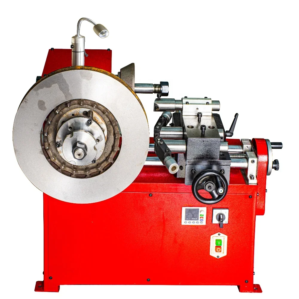 

High-Accuracy Vertical Metal Brake Disc And Drum Lathe Machine Car Brake Disc Skimming Machine C9335A