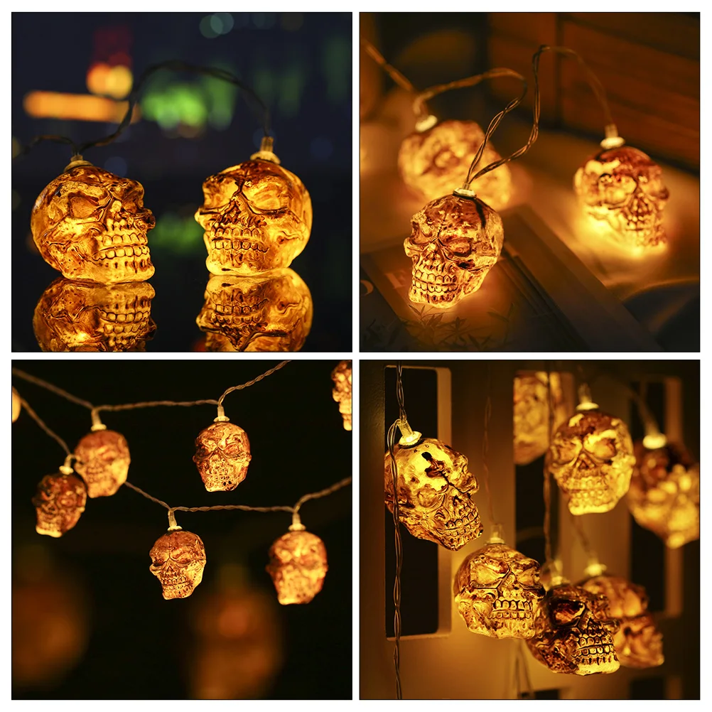 

String Lights Operated Led Decorative Party Ornament Halloween Lights Decor Halloween Themed Garden Decoration String