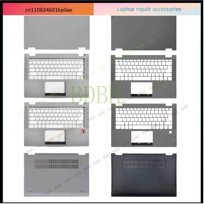 Metal LCD Back Cover For Lenovo Ideapad Flex 5-14IIL05 5 14ARE05 14ITL05 14ALC05 Palmrest Top Case Hinge Bottom Cover