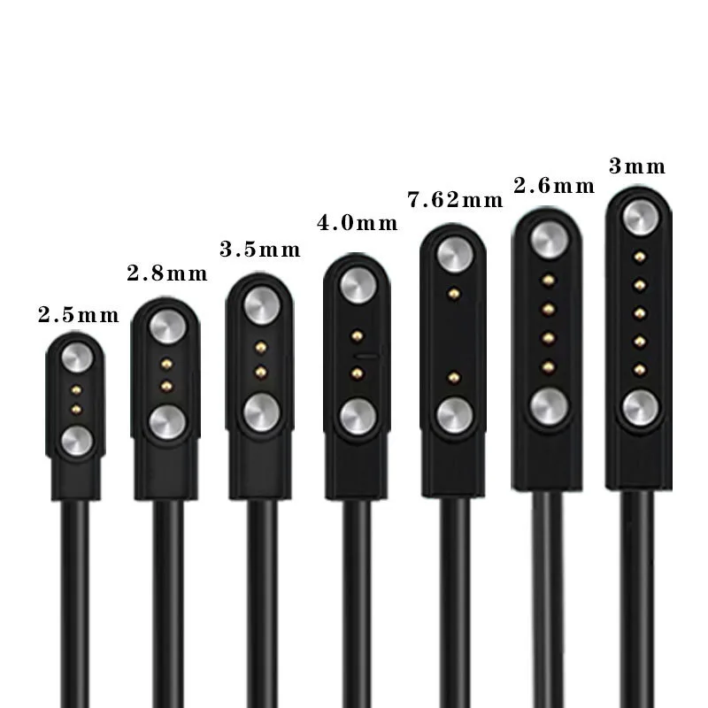 2 핀 4 핀 Smartwatch Dock 충전기 어댑터 성인/어린이를위한 USB 충전 케이블 코드 스마트 시계 전원 충전 와이어 액세서리