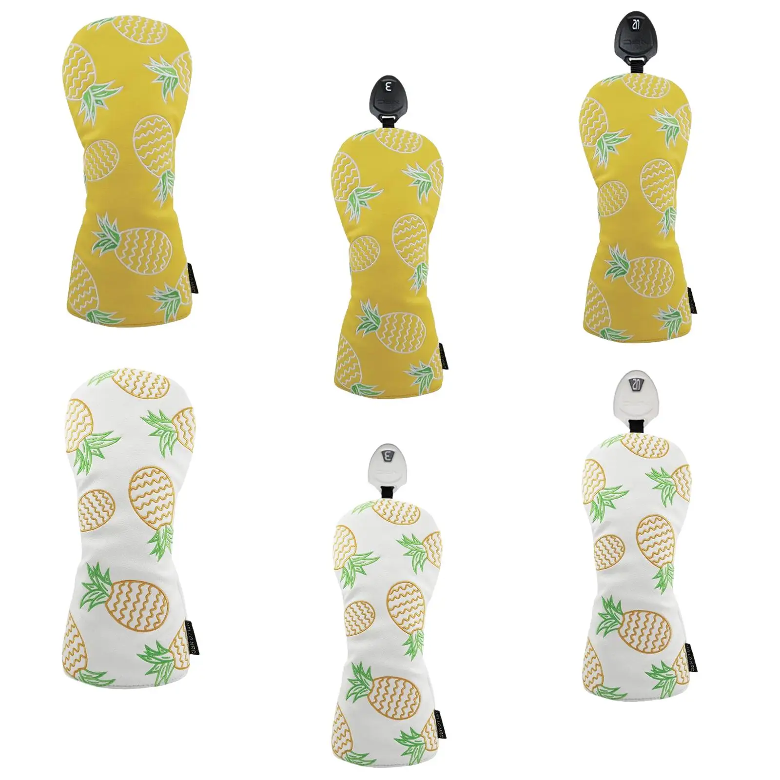 Pineapple Golf Wood Headcover Funny Golf Head Cover for Golf Club for Sports