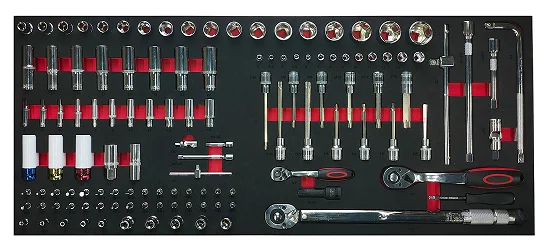 

Heavy Duty 12-Drawer Wooden Workbench Tool Chest Durable OEM Workshop Table With 471 PCS CRV Tool Kits
