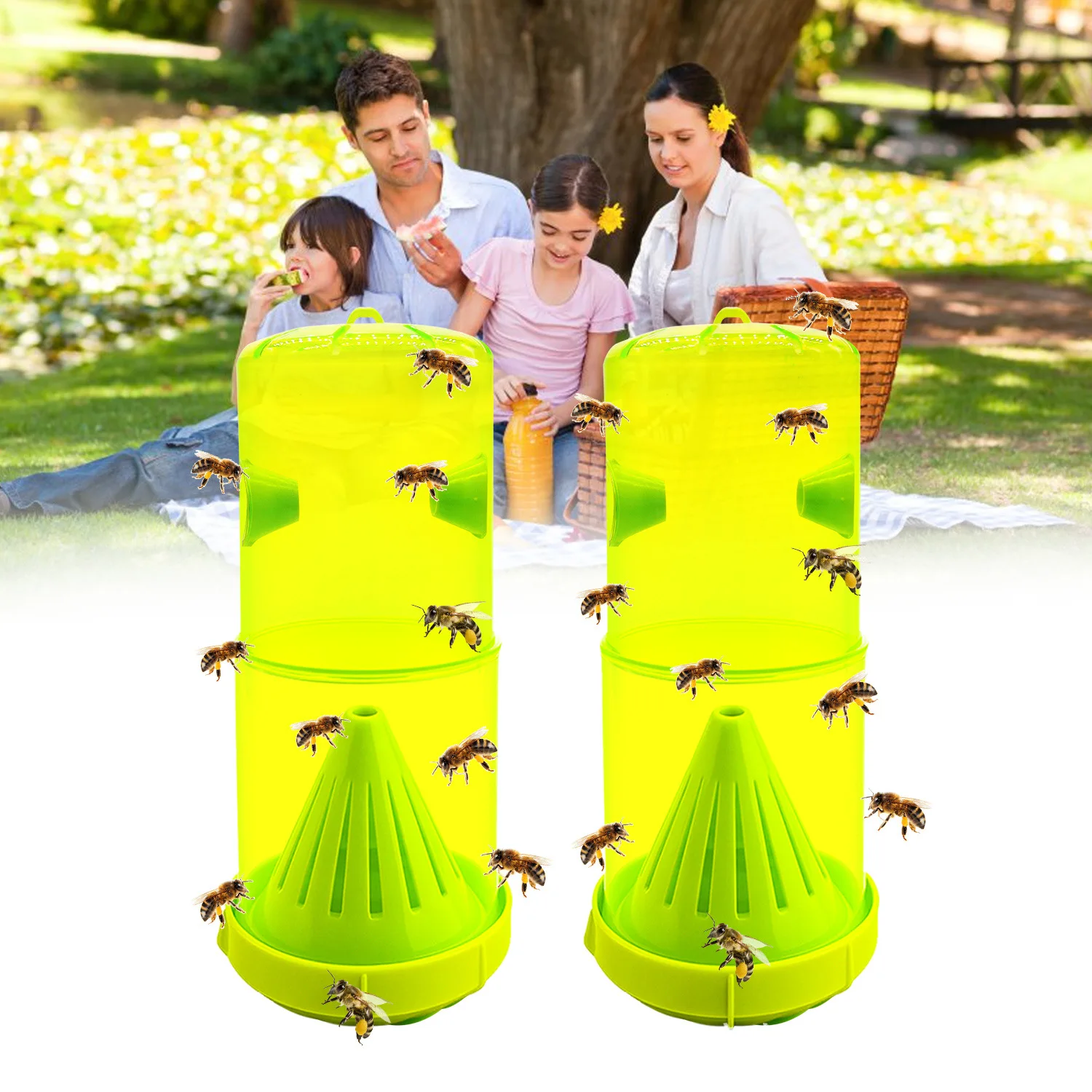 

New Volume-saving Retractable Bee Trap Garden Outdoor, Flying Insect and Fruit Fly Trap