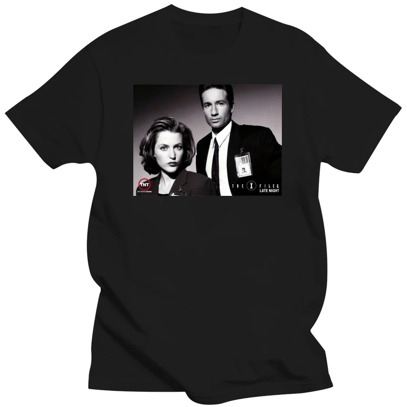 * * X Files T Shirt Agent Scully Mulder Season 1 2 3 4 5 Small Medium Large Xl Man Fashion Round Collar T Shirt