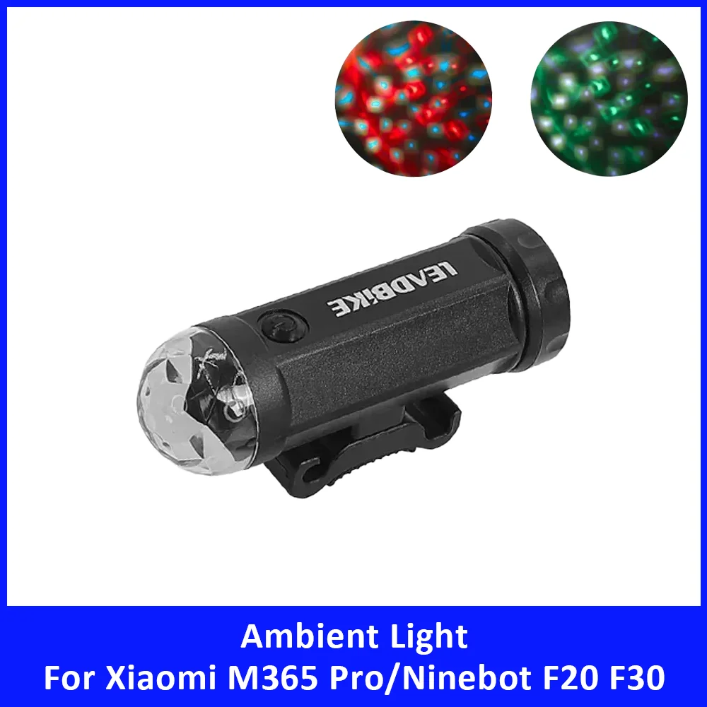 

Dj Disco Ball Lights Spotlight for Xiaomi M365 Pro Pro2 1S Mi3 for Ninebot F20 F30 F40 Scooter Accessories Headlight Party Light