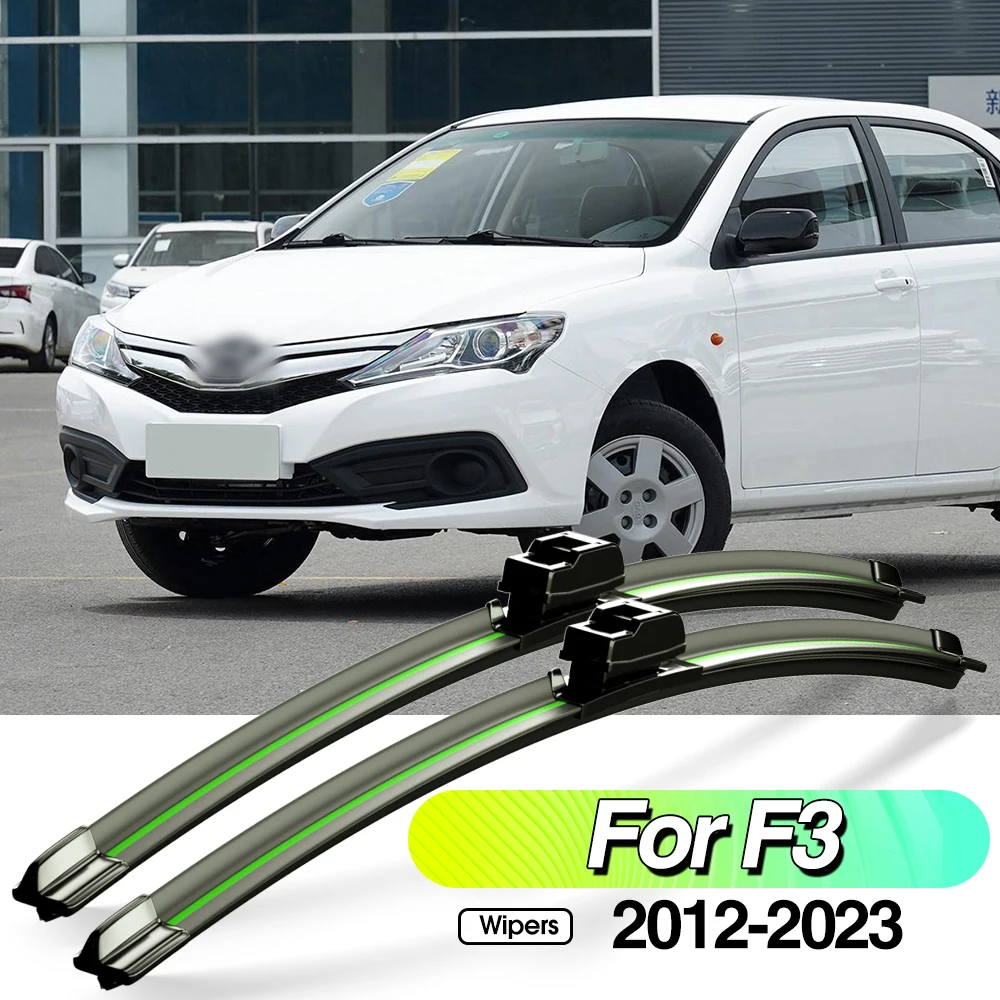 

For BYD F3 2012-2023 2pcs Front Windshield Wiper Blades Windscreen Window Accessories 2013 2014 2015 2017 2018 2020 2021 2022