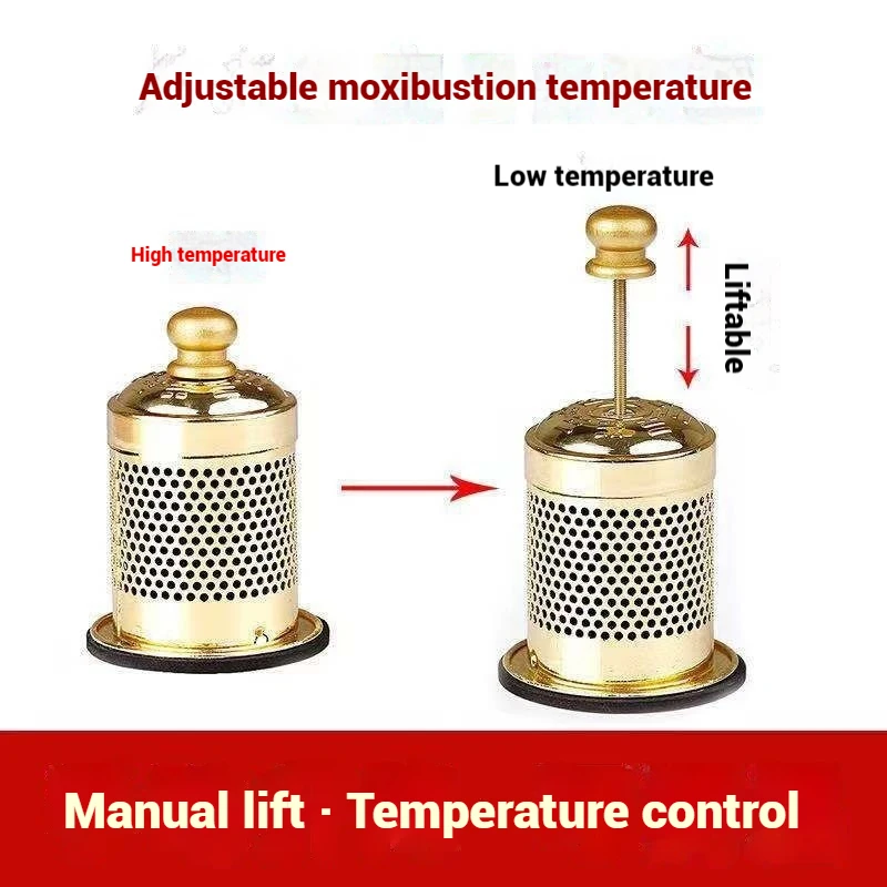 اسطوانة الكى التي لا دخاني العلاج المغناطيسي موكسا الساخن ضغط خطوط الطول الدافئة نقطة الوخز النقي موجورت لفة الموقد لتخفيف الآلام #4