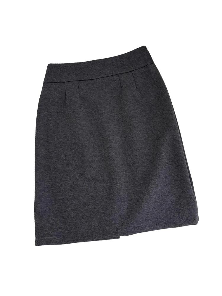 ay Hoge Taille Pak Sle Rok vrouwen Hoge nce Faion Slanke Elastische ort A-lijn Split Rok Zomer 2025