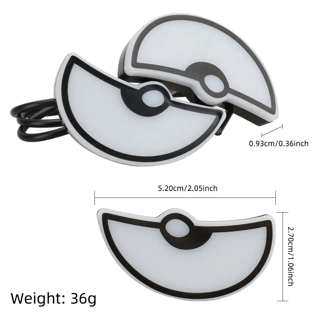 2PCS Car LED Demon Eye Light Semicircle Eagle Eye Motorcycle Tail Decorative Lights Dynamic Strobe Turn Signal Light Universal image 2