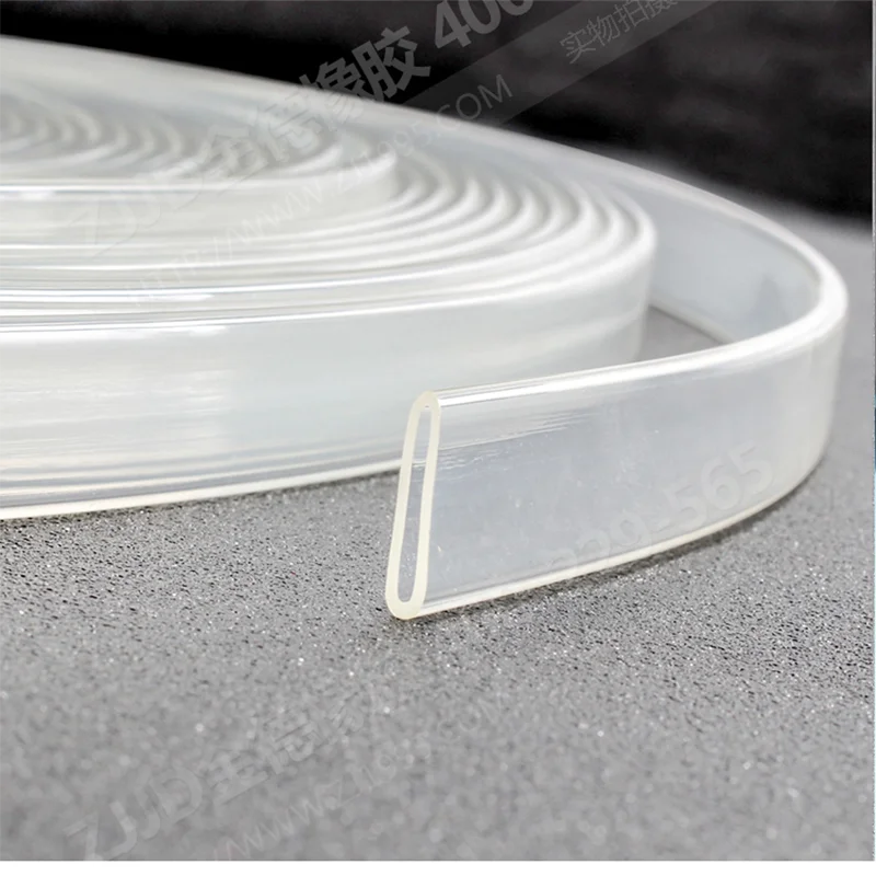 Sliding shaft transparent flat airbag accessory inflation key shaft special rubber flat tube inner liner with long service life