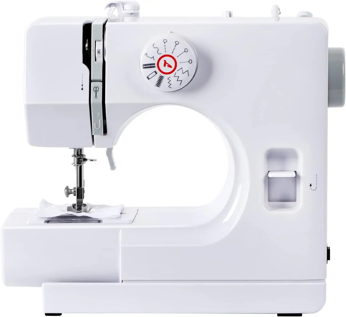 Mini Sewing Machine for Beginners,Portable Household Crafting Mending Machine, 12 Built-In Stitches and Foot Pedal