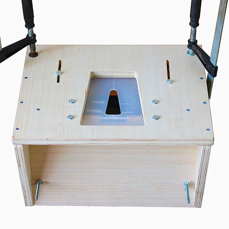 

HUATOOL-Guitar Tailpiece Workbench Tailpiece Mold Template Soundbox Neck Tailpiece Guitar Making Tools