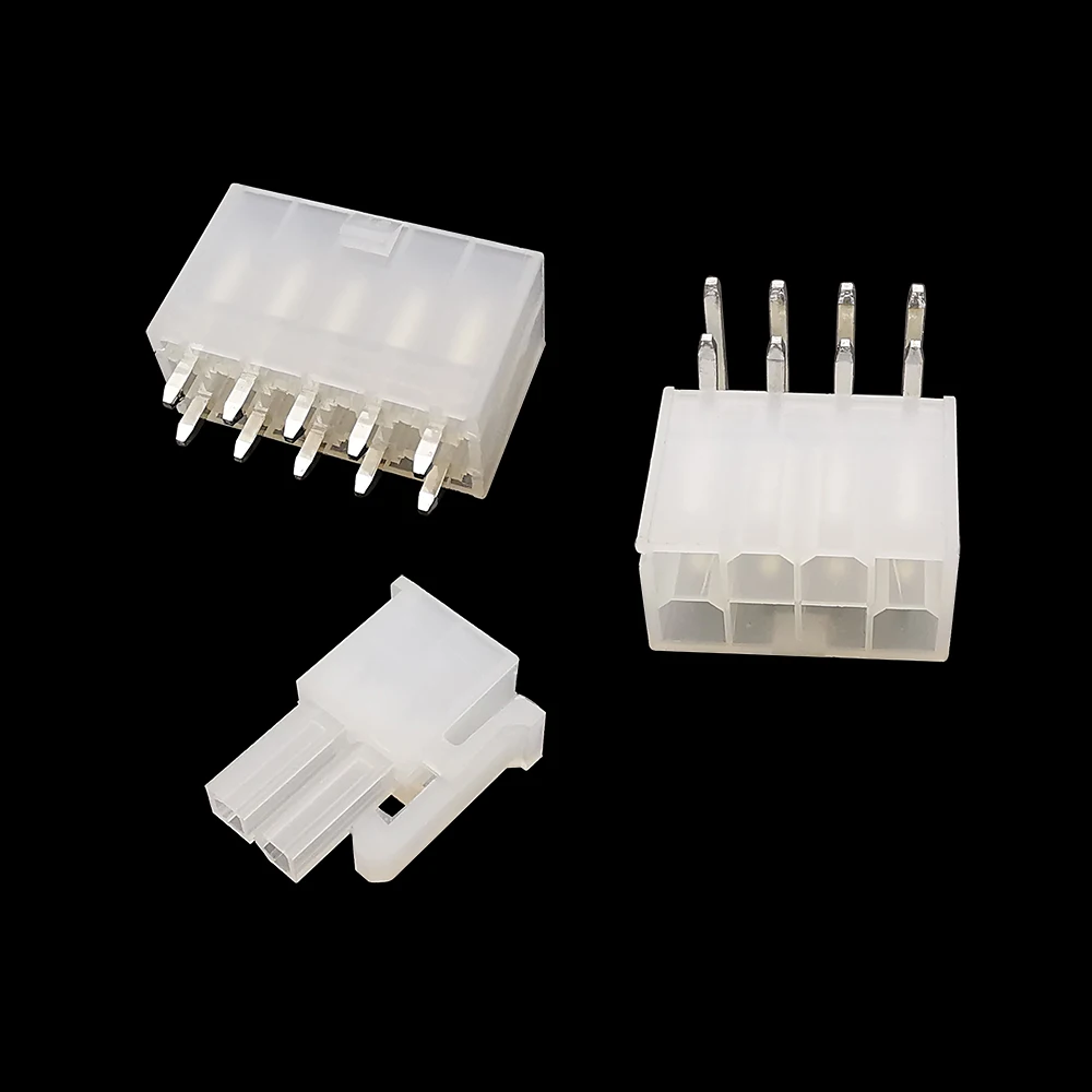 5Pcs 5557/5569 Pitch 4.2mm 2x1~12Pin Male Plug Female Socket Housing Connector for PC Computer ATX Graphics Card GPU PCI-E Power