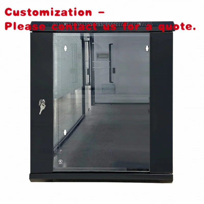 

custom.High Quality 19 Inch 9U Wall-Mounted Internet Server Steel Telecom Cabinet Outdoor 27U Metal 6U 12U Low 18U 1U St