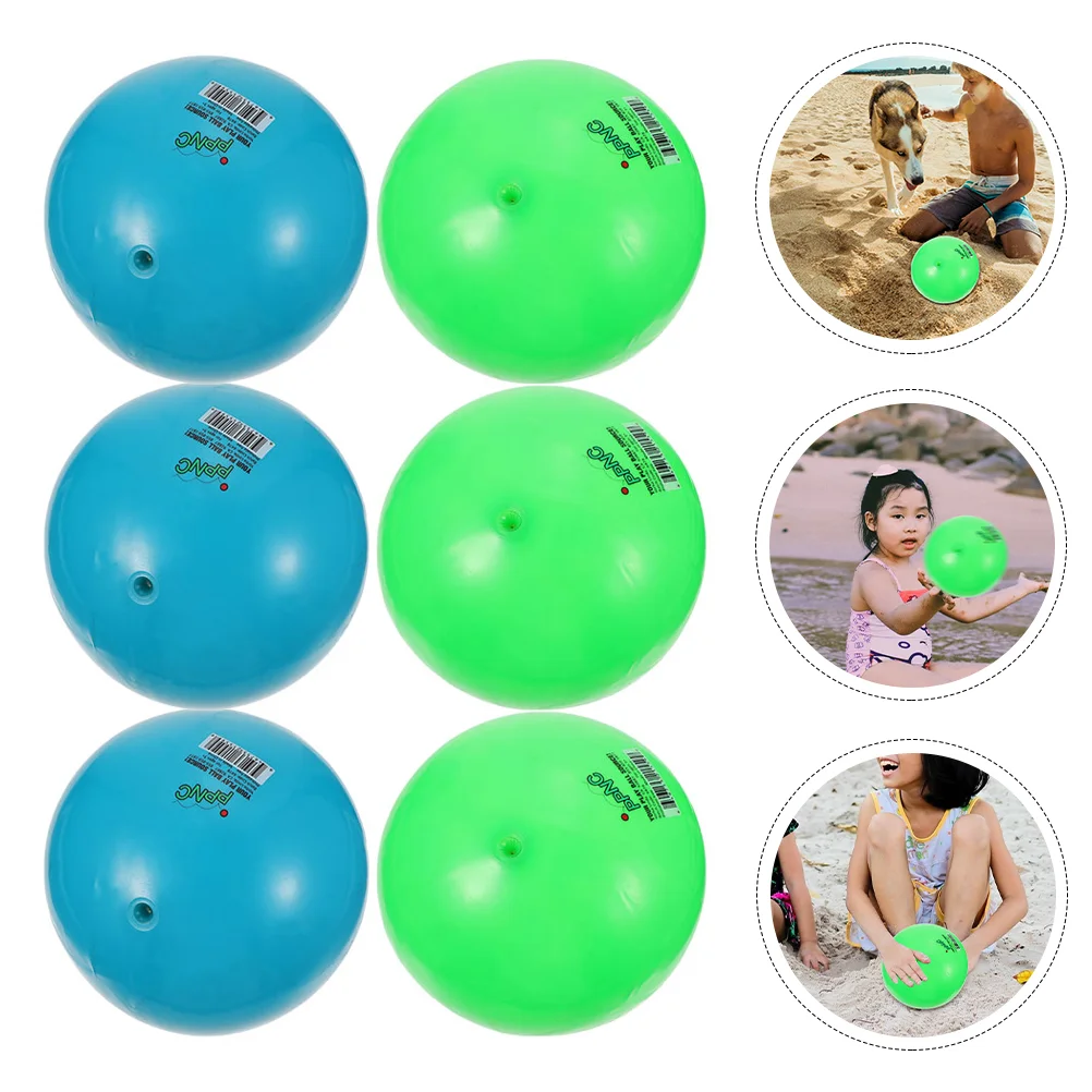 6 Pcs Inflatable Play Thicken Pool Toy Playing Summer Party Pvc Beach Child Swimming Practical Plaything