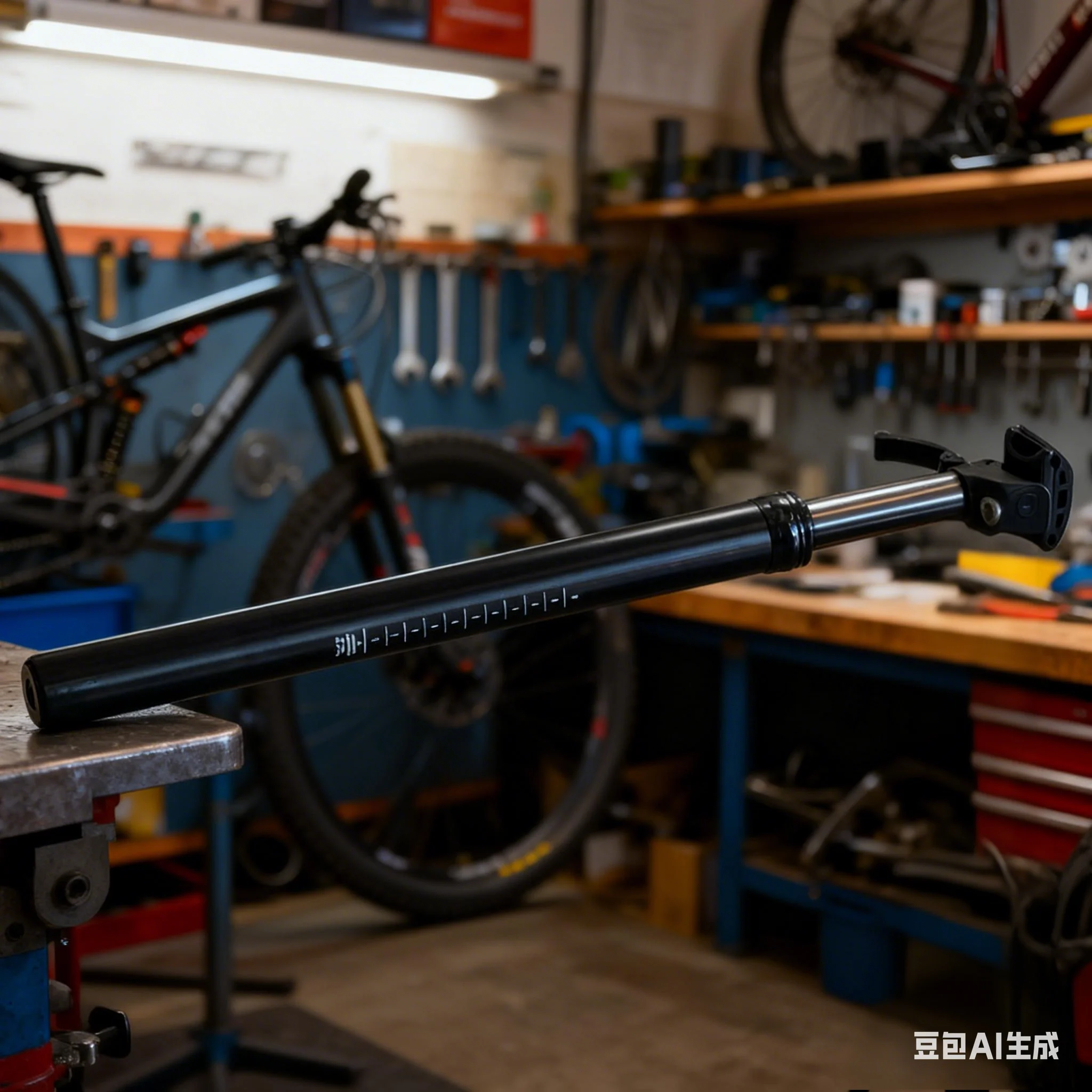 

Bike Dropper Seatpost With Suspension Travel 170mm*33.9mm Hand Regulation Bicycle Lift Suspension Seat Tube Shock Absorber