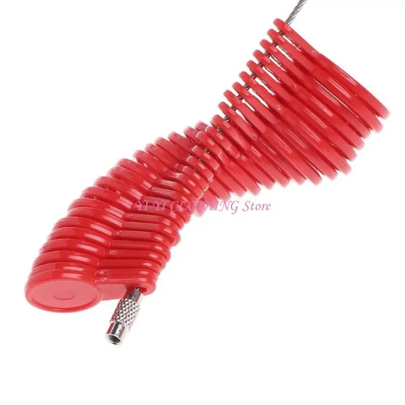 N5KF Durable Plastic Finger Ring Sizer Jewelry Making Measurement Mandrel Standard Size Tools Portable Ring Sizer Gauges