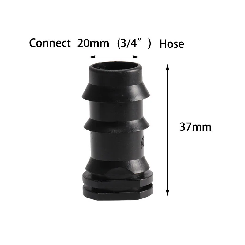 10 szt. Wąż ogrodowy 16mm 20mm 25mm korek końcówka węża uszczelka wodna wąż z tworzywa sztucznego korek do nawadniania nawadniania kropelkowego