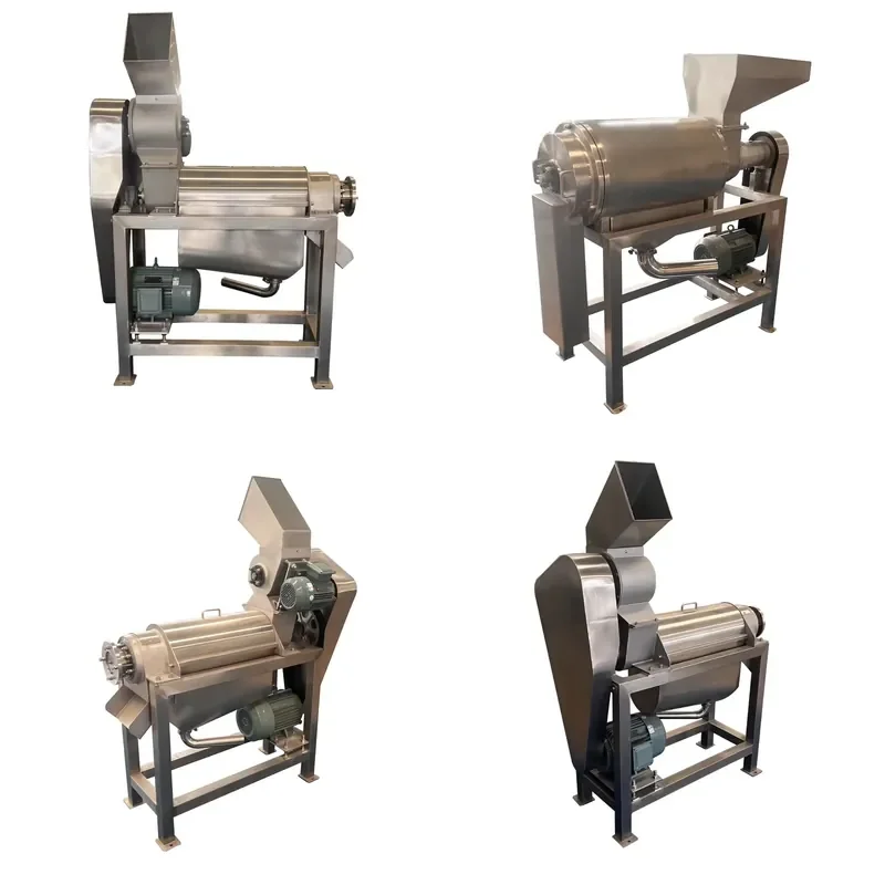 Motor-Driven Vegetable and Fruit Pulp Machine for Fruit Processing Plant 1.5kW Power Long Service Life