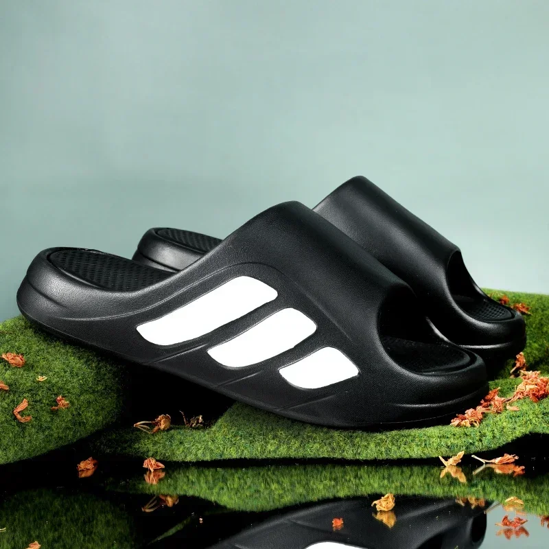 

Мужская спортивная летняя обувь без шнуровки, противоскользящая дышащая уличная одежда с толстой подошвой, шлепанцы из ЭВА, удобные сенсорные сандалии