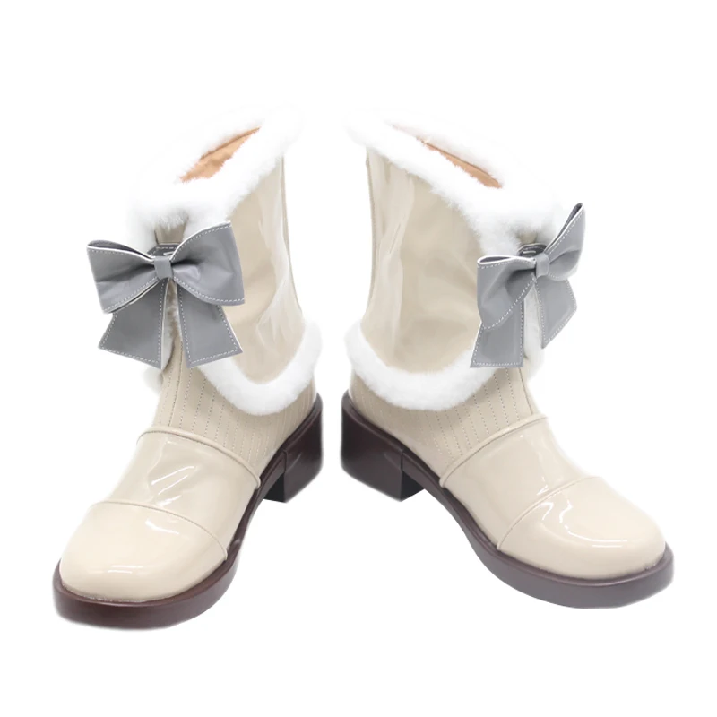 Zapatos de Cosplay Virtual YouTuber Gawr Gura Gawr Gura, zapatos de disfraz de invierno, Goomba Goob para fiesta de Todos los Santos, adultos, mujeres y hombres