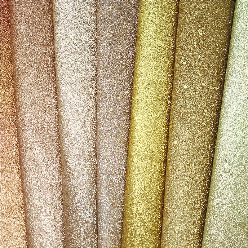 Various Gold Shimmer Glitter Leather Sheets Glitter Faux Fabric For Bows Earrings DIY Glitter Fabric For Handmade 21x29cm W247