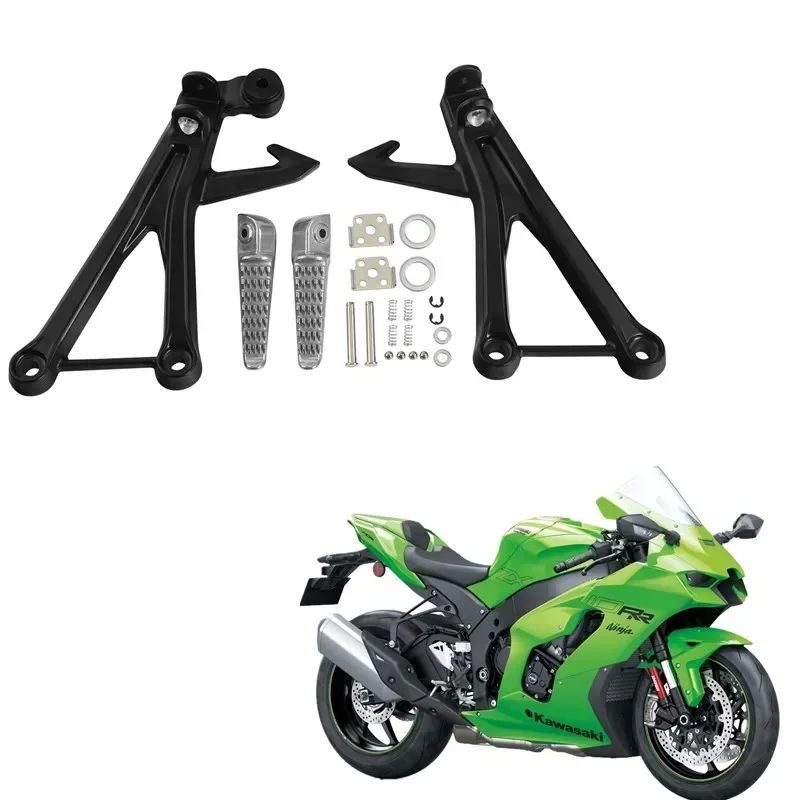 

Для Kawasaki Ninja ZX-4RR 2023, мотоциклетные задние пассажирские подножки, кронштейн для педали, аксессуары для мотоциклов