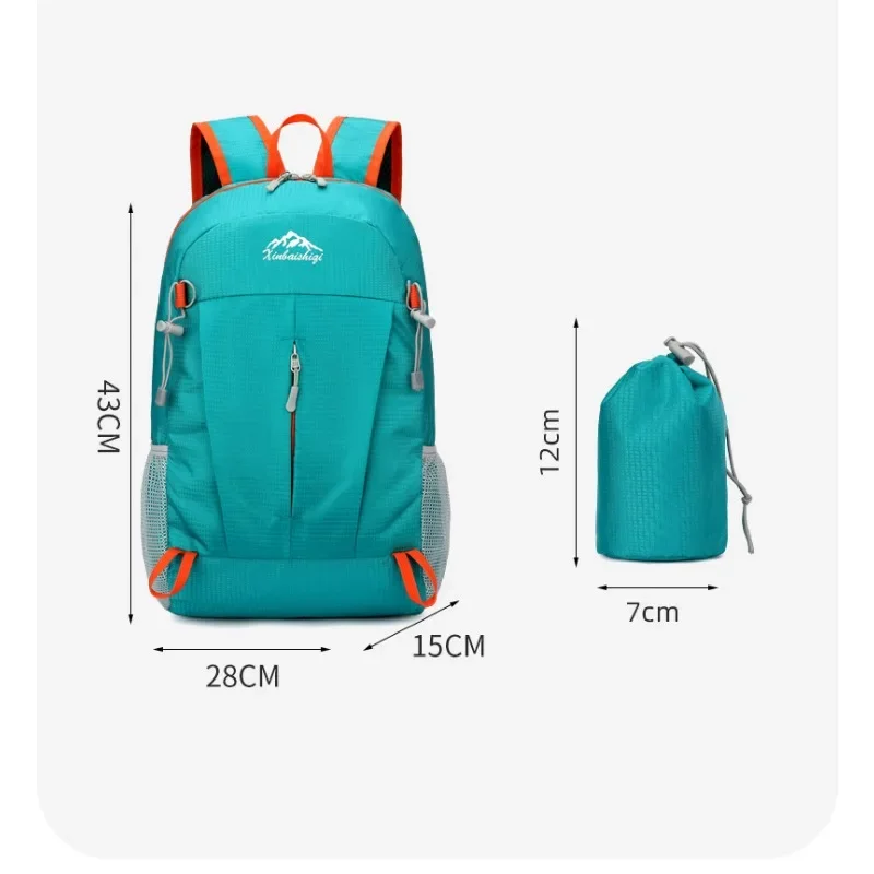 Outdoor Mountaineering Sports Backpack, Hiking, Camping, Outing, Lightweight Double-Shoulder Backpack for Men, Business Travel