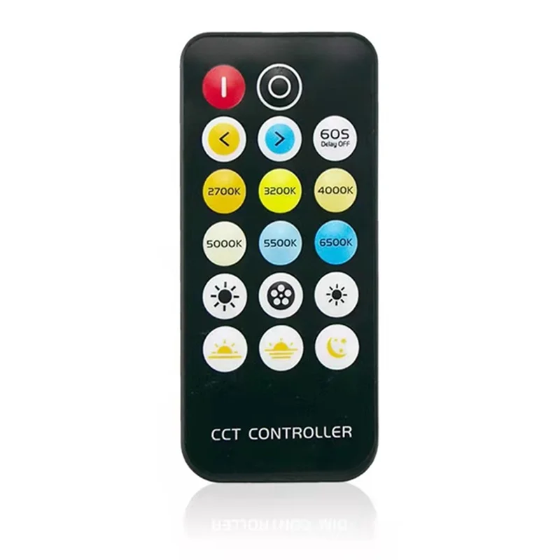 ABKI-Wireless RF 30A Dual Color Temperature Controller, Knob Dimmer For Custom Lighting