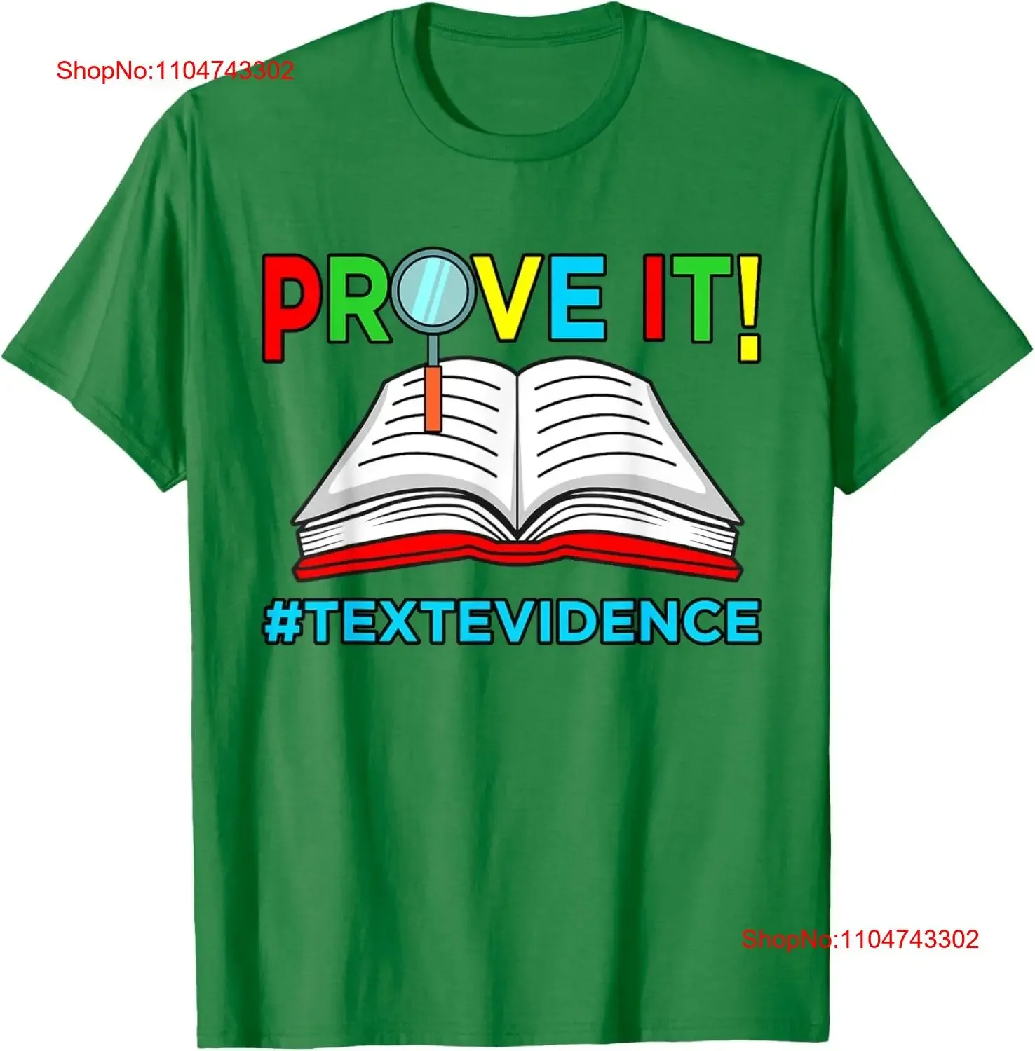 Prove texto evidencia inglés idioma profesor estudiante camiseta vintage lavado streetwear homme transpirable Unisex ligeramente