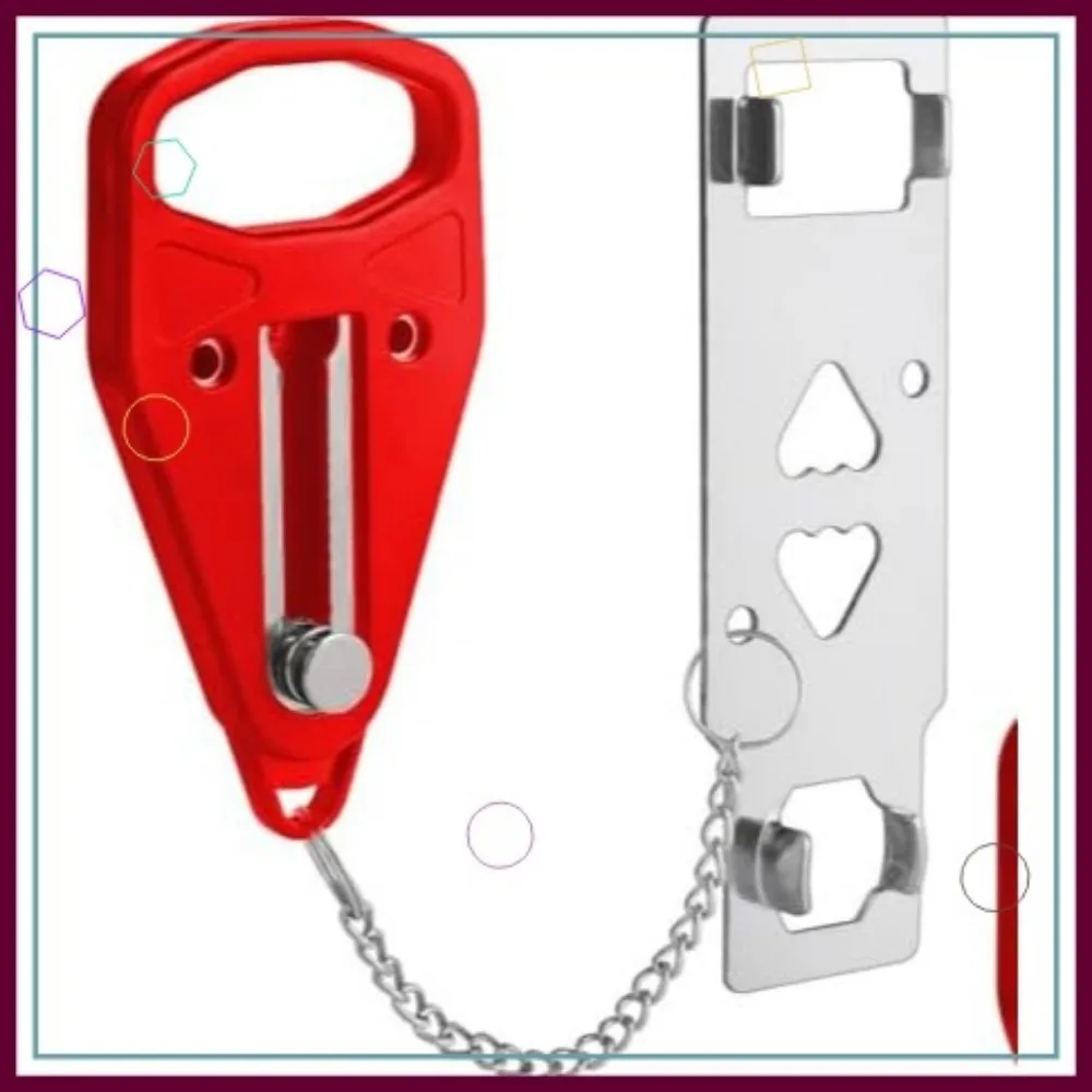 

Portable Door Lock for Travel, Self-Defense Security Device for Home, Apartment, Hotel, Dorm