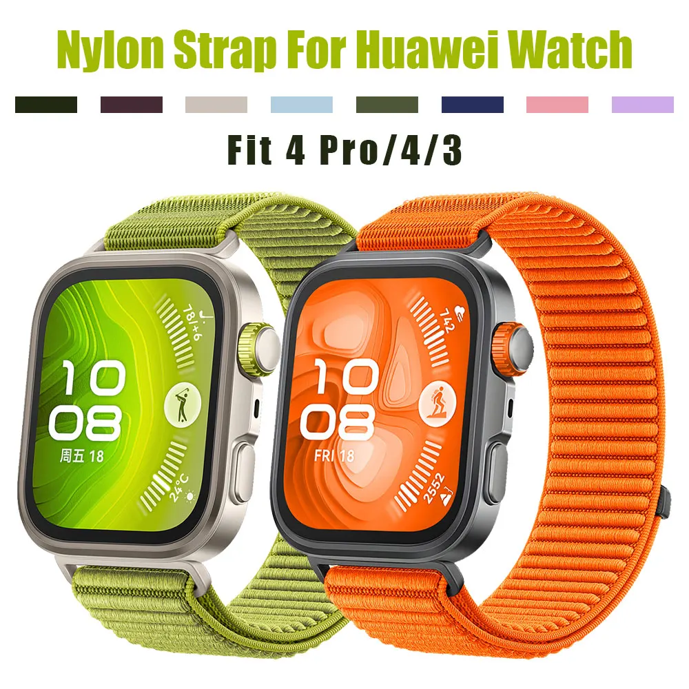 Ersatz-Uhrenarmband, offizielle Nylonschlaufe für Huawei Watch Fit 4 Pro, Smartwatch-Uhrenarmband für Huawei Watch Fit 4 Fit 3