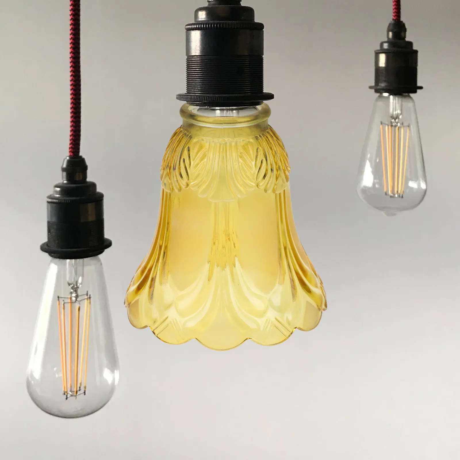 

Glass Lamp Shade Premium Crafted Light Cover for Table Ceiling Chandelier Softens Light Eye Protection Home Decorative Ambient