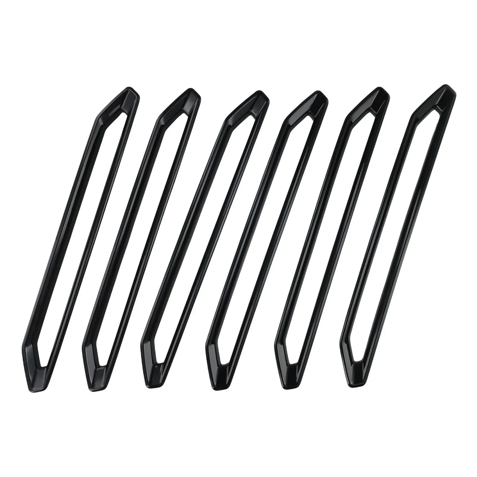 6Pcs/Set Car Roof Iuggage Rack Strip Plate Cover Trim For Jetour For T2 2023-24 Roof Iuggage Rack Strip Plate Cover