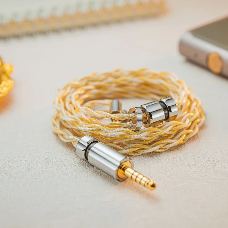 

Yongse Aegle Erytheia Hesperia HiFi IEMS Cable Furukawa Silver-Copper Alloy Thickened Layer & Military-Grade Bulletproof Wire