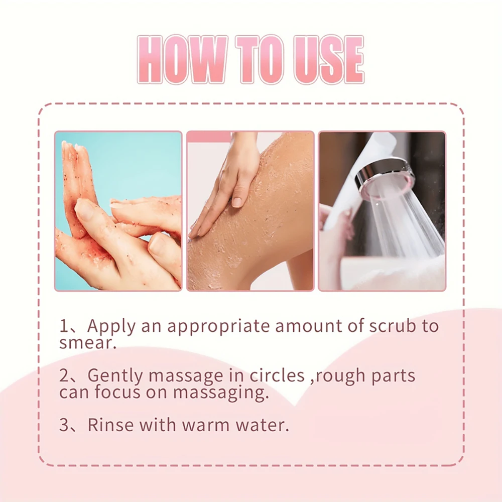 SUYARUN Kojisäure-Peeling-Körperpeeling – Aufhellender Entferner für dunkle Flecken, natürliches, glättendes Peeling für sanfte Haut.