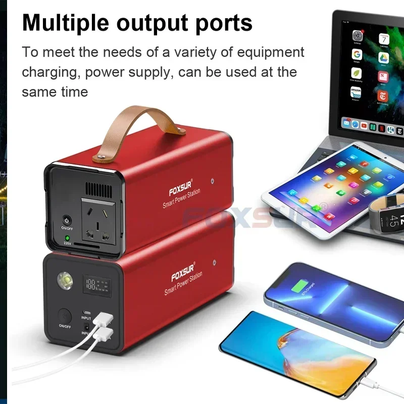 Power BankOutdoor Mobile Power Supply 220VPortableSelf-driving Camping Night Market Stall Energy Storage Emergency Power Supply