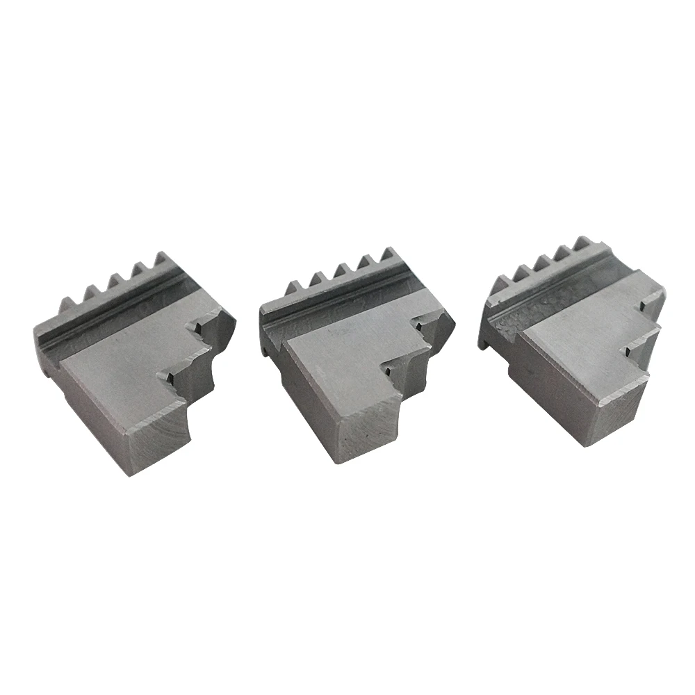 3pcs Lathe Chuck Jaw K11-80 External Outside Jaw Chuck Self-Centering Metal Processing Tools