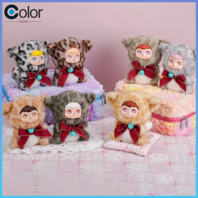 

Подлинные какао-леопардовые кошки серии слепые коробки брелки рюкзаки подвески виниловые плюшевые дизайнерские куклы праздничные подарки