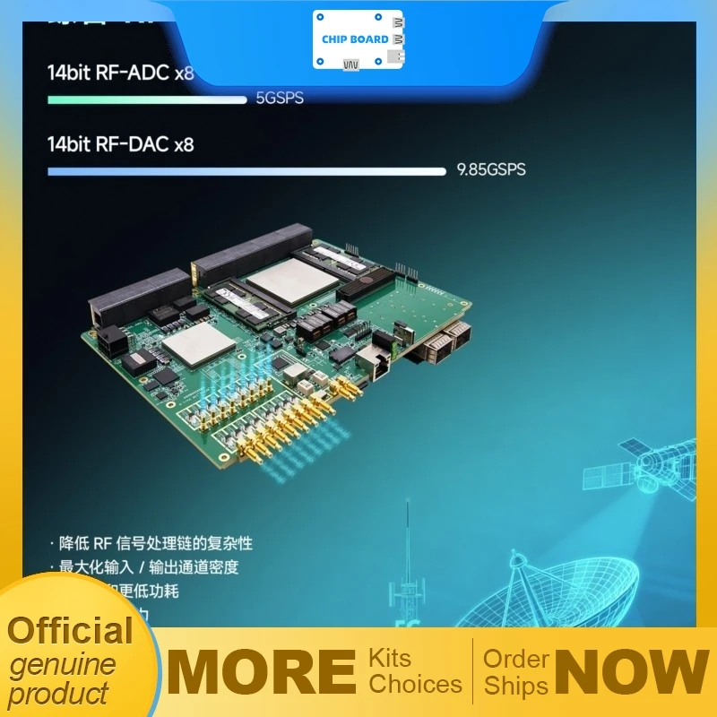 ALINX AXW23 RF development board based on Zynq UltraScale+ RFSoC ZU47DR for wideband RF processing and SDR systems