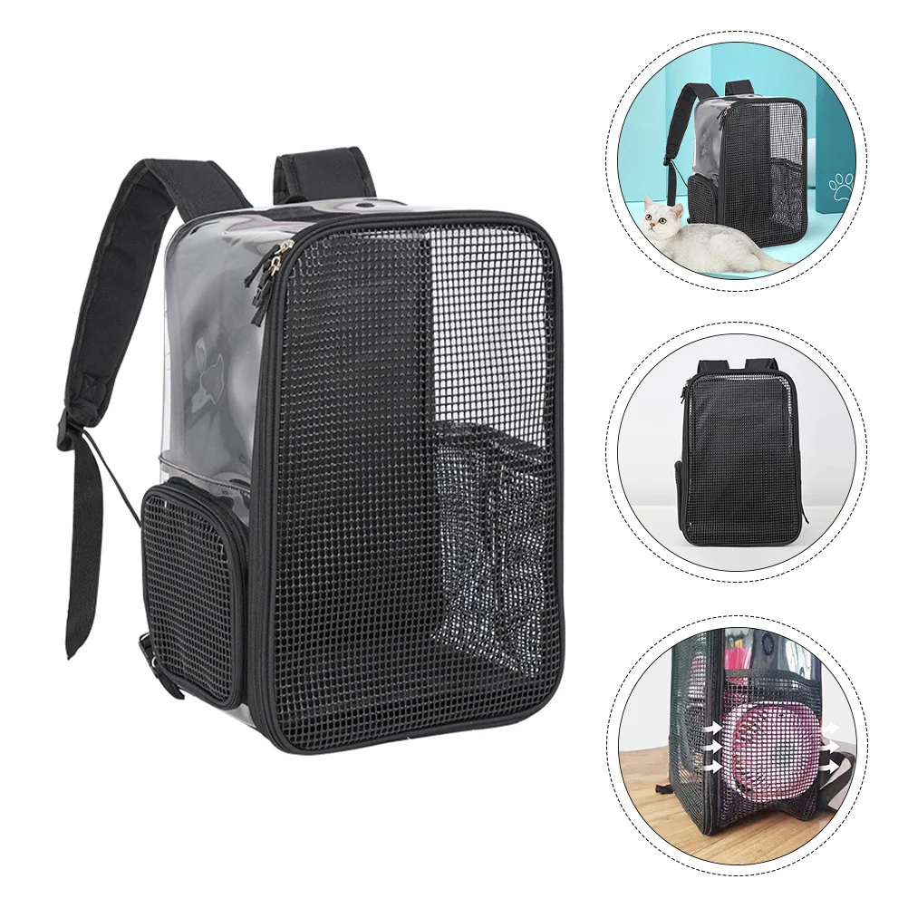 

Pet Backpack Breathable Scratch Resistant Durable Cat Carrier Bag Ideal Gift for Friends and Family with Cats Pet Travel Bag